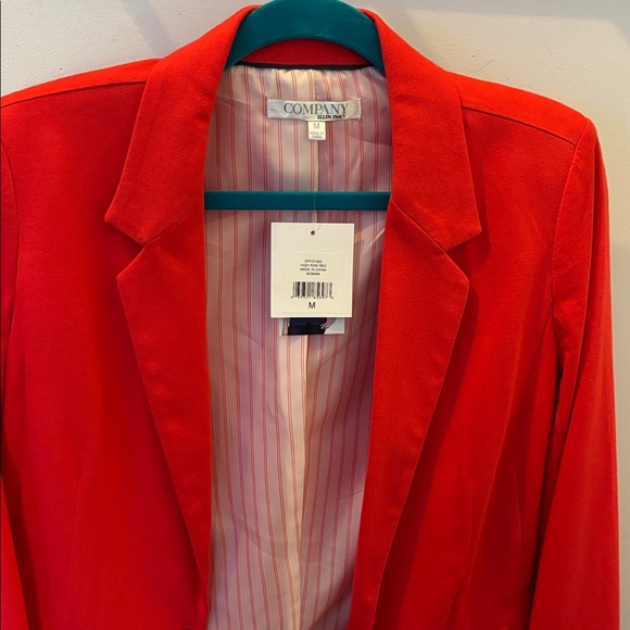 Express Vibrant Red/Orange Women's Blazer - Picture 4 of 5
